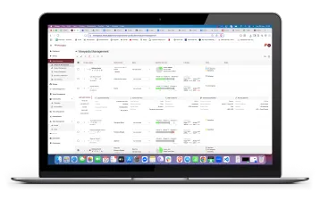 WineOpSys dashboard on a laptop